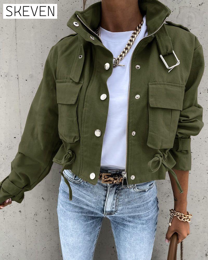 Casual jacket with pockets