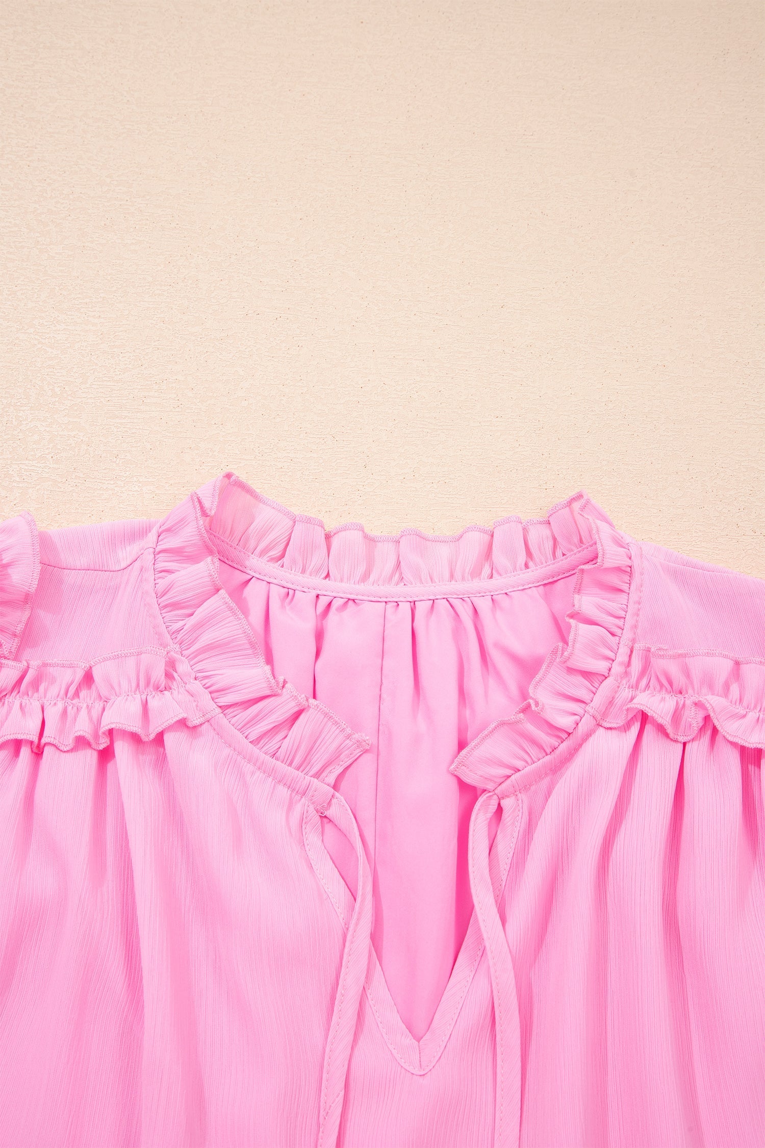 Milena Ruffle Short Sleeve PLUS Blouse