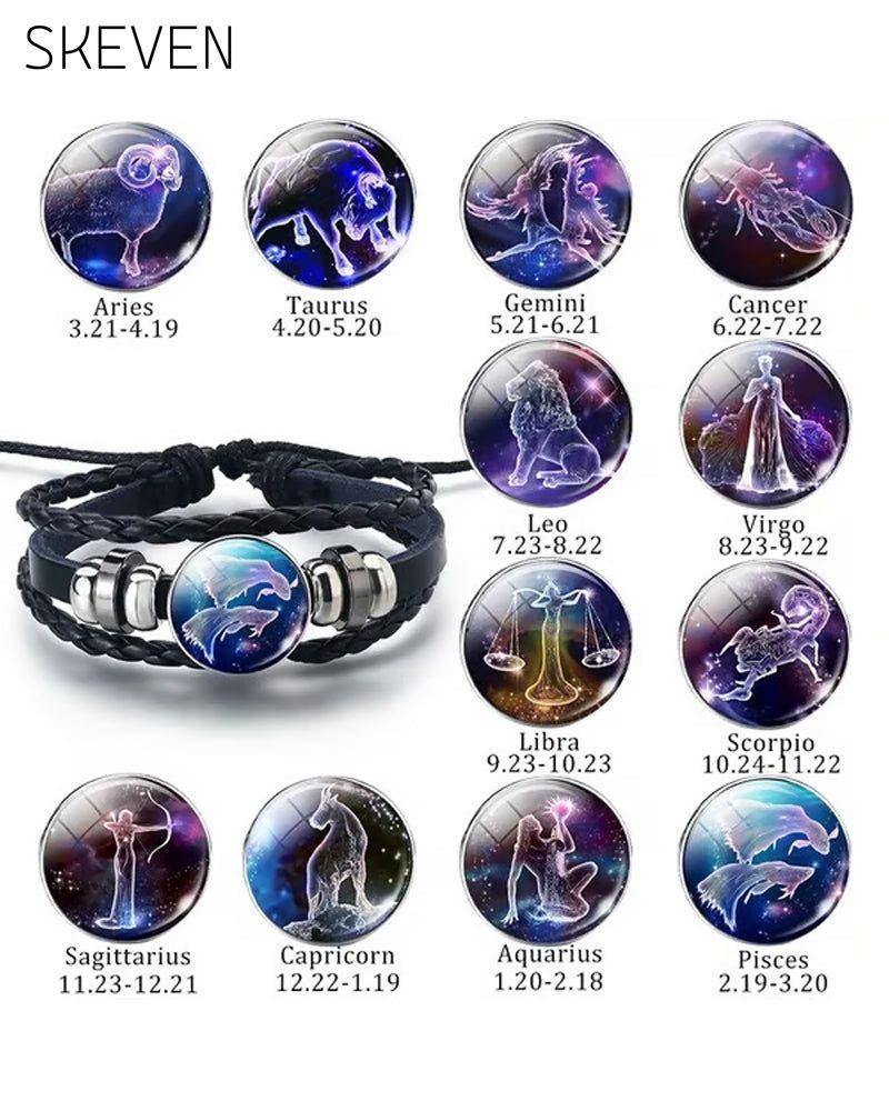 💥Bracelet d'âme💫 Libérez le pouvoir de votre signe astrologique