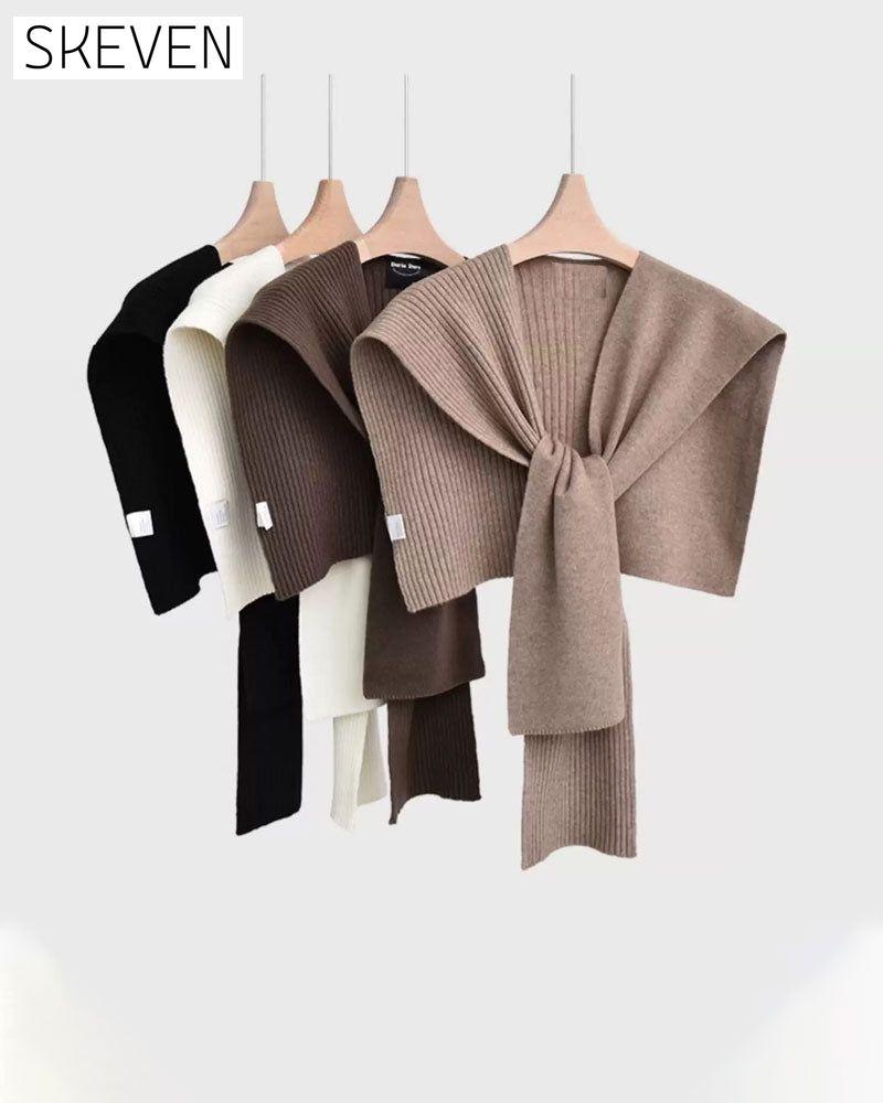 Casual Versatile Solid Color Shawl Scarf For Women