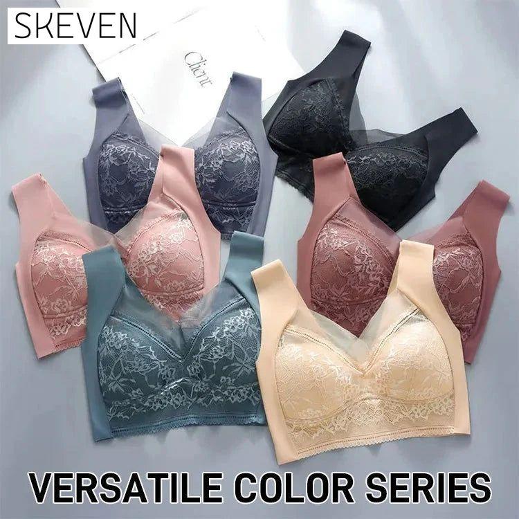Soutien-gorge en dentelle pour femme, ultra confortable et doux, sans armatures.