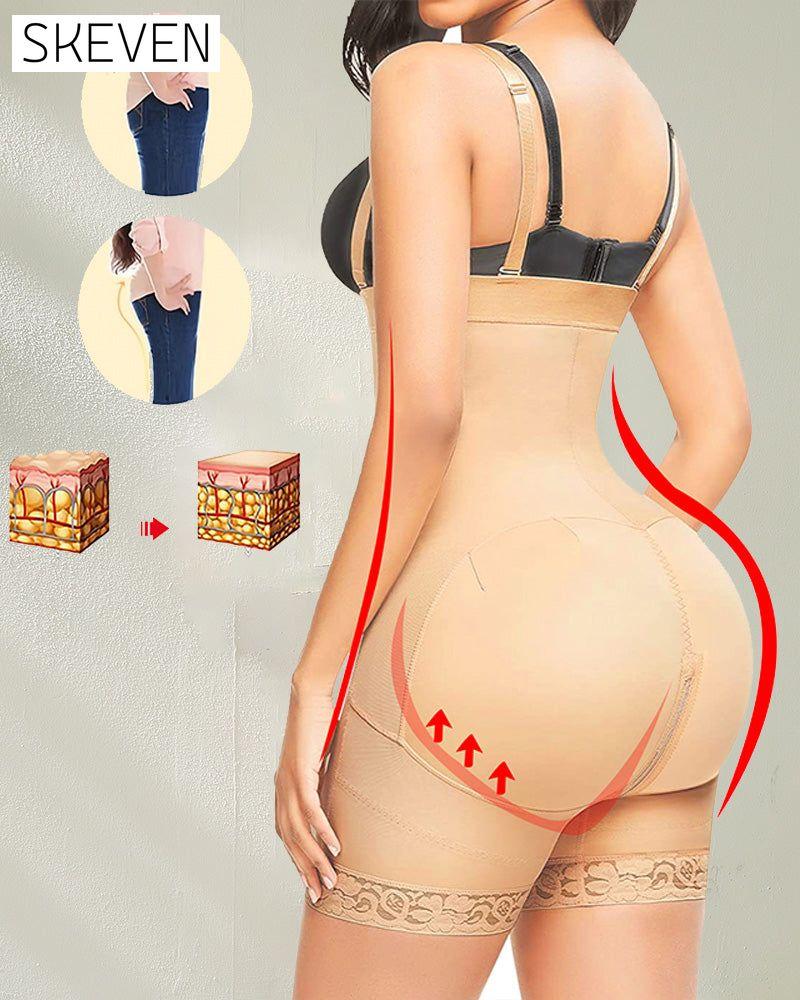 Jumpsuit mit abnehmbaren Brüsten, Bauchkontrolle und Po-Lifting