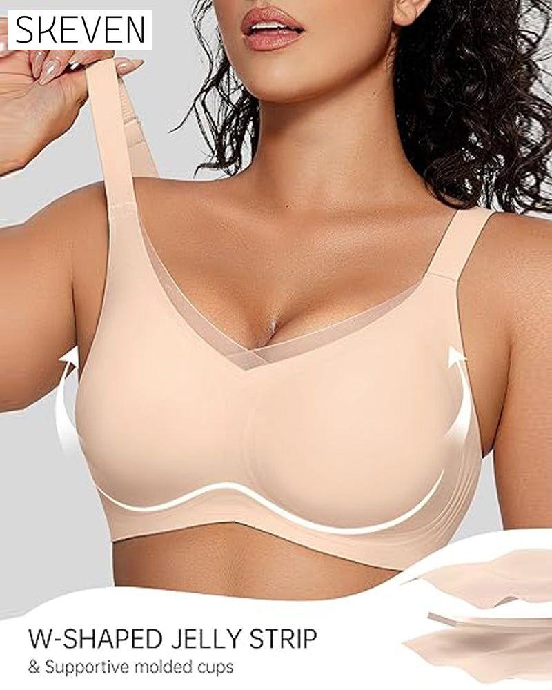 Womens Wireless Bras V Mesh Comfortable Bralette Supportive