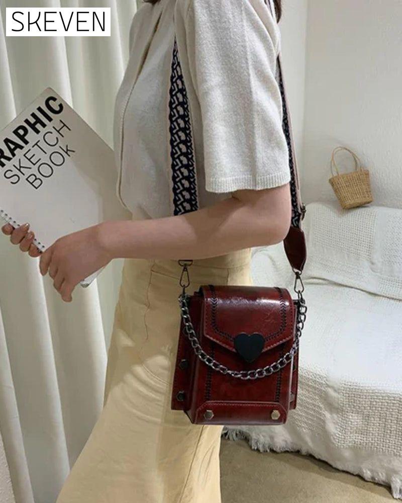 Mini-Kettentasche für Damen