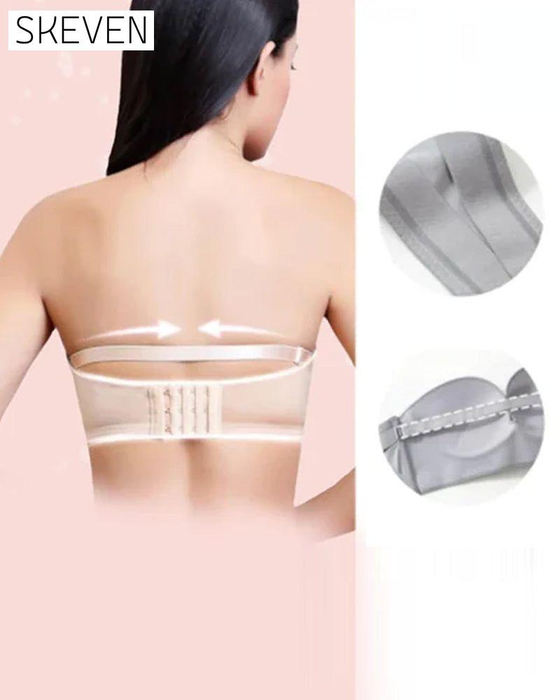 Soutien-gorge sans bretelles avec boucle sur le devant