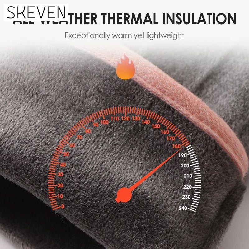 Warm And Windproof Gloves With Touchscreen Function And Anti-Slip Grip