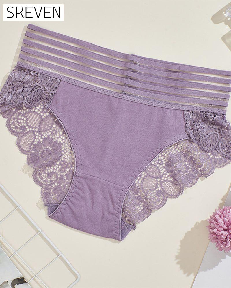 Wide Waist Lace Panties