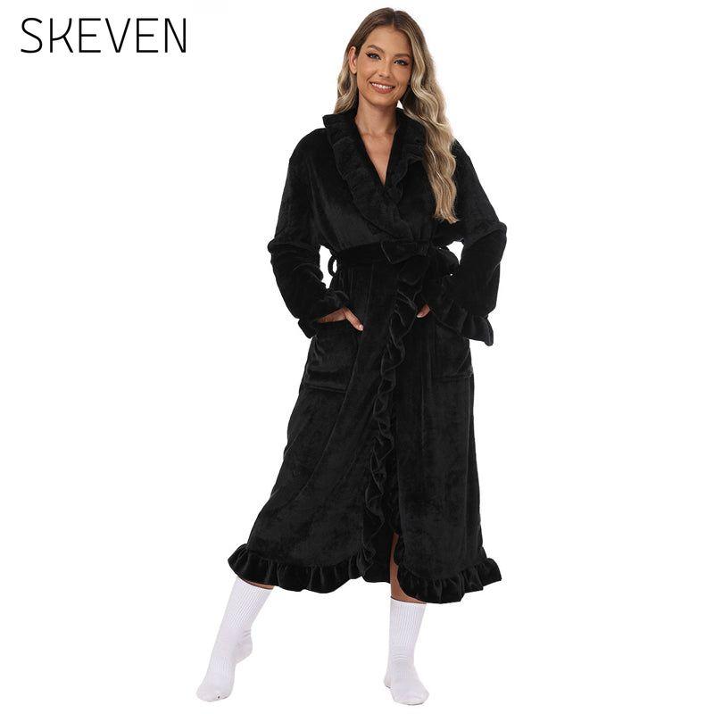 🔥✨Soft and supple bathrobe 🧖♀️ – Soft fabric against the skin, cozy warmth after showering