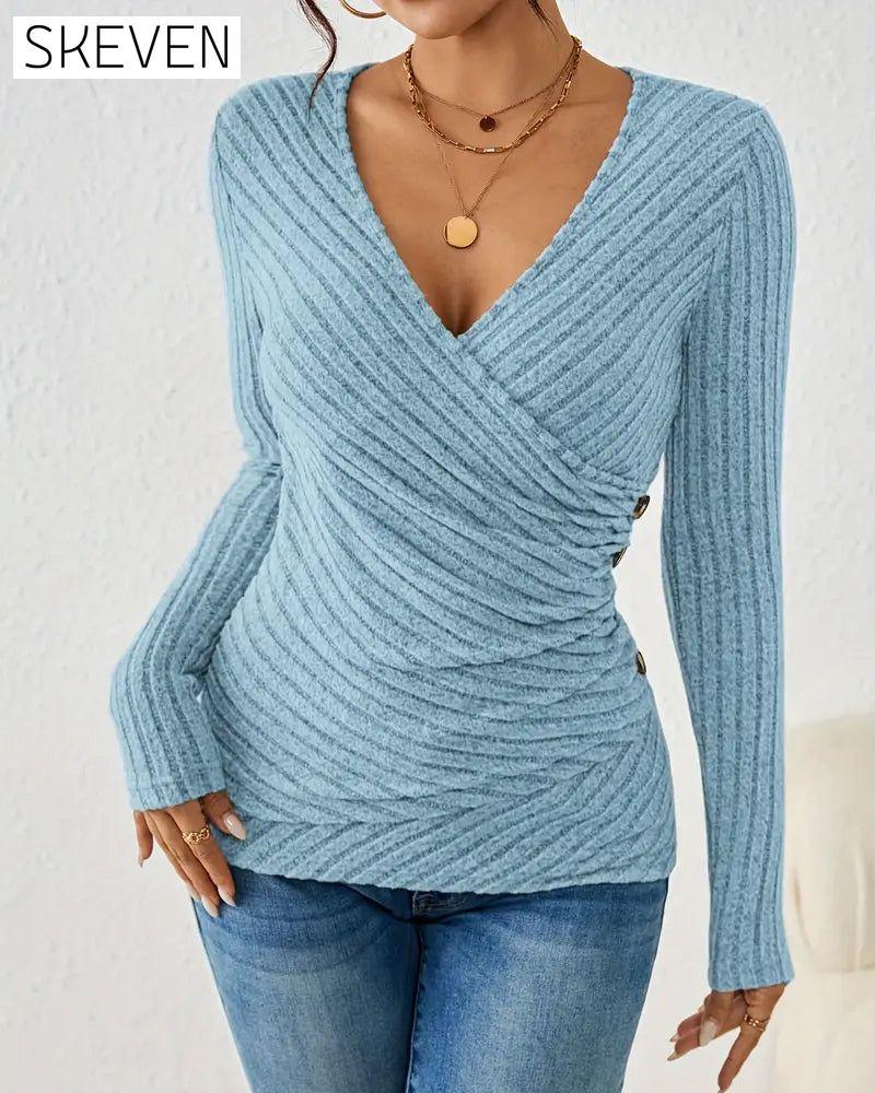 V-Neck Slim Fit Top
