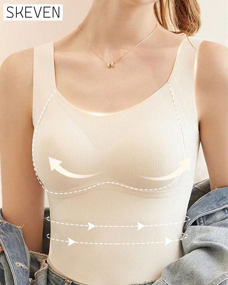 Women's Thermal Gilet with Built-In Bra