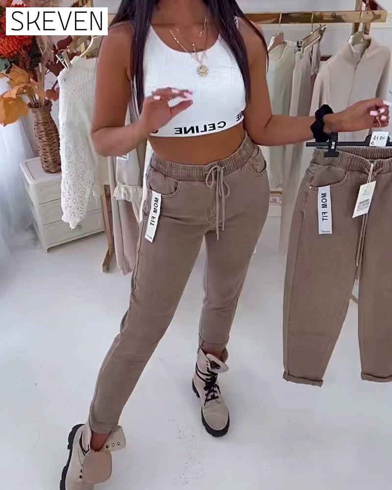 Elastische Stretch-Skinny-Hose