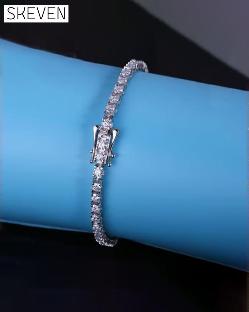 Funkelndes Moissanit-Armband