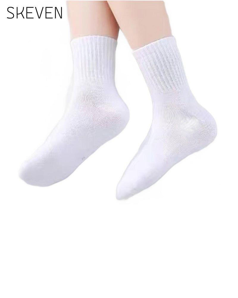 chaussettes confortables unies et simples