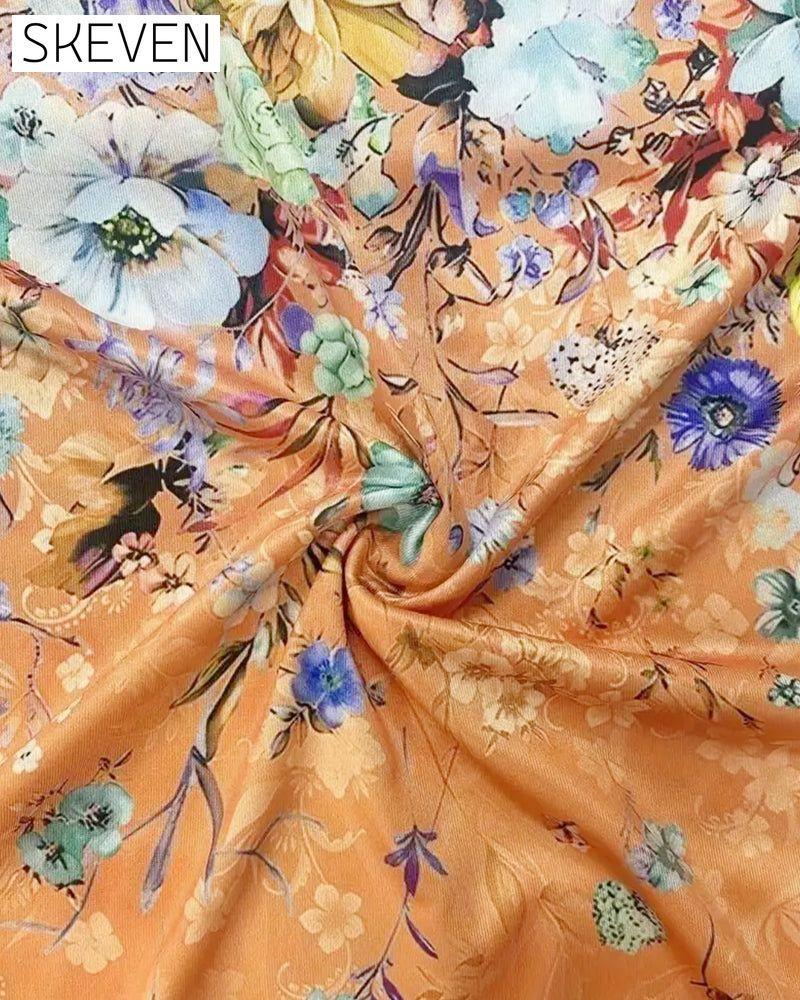 Printed Casual Sleeveless Dress
