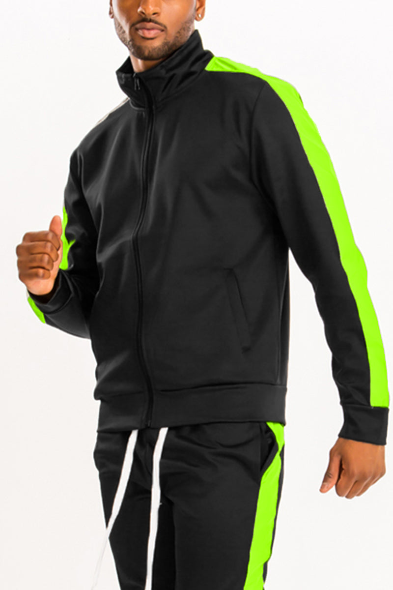 Men's Single Stripe Full-Zip Track Jacket
