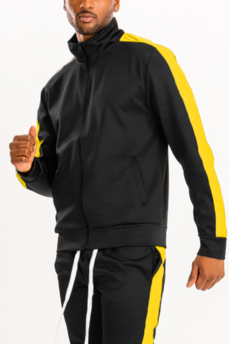 Men's Single Stripe Full-Zip Track Jacket
