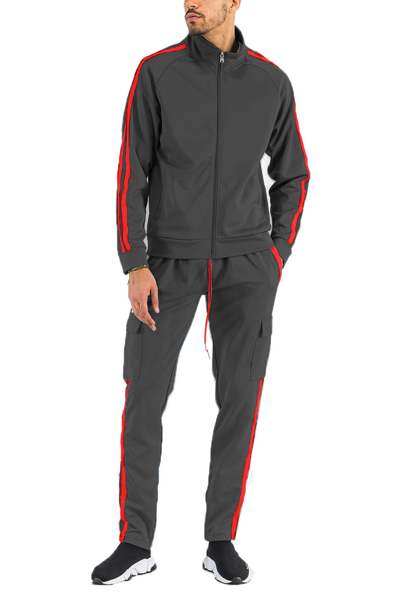 Two Stripe Cargo Pant & Jacket Set