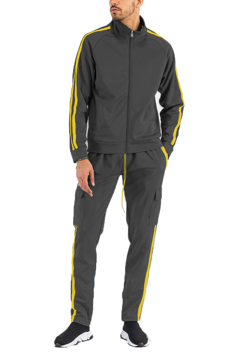 Two Stripe Cargo Pant & Jacket Set