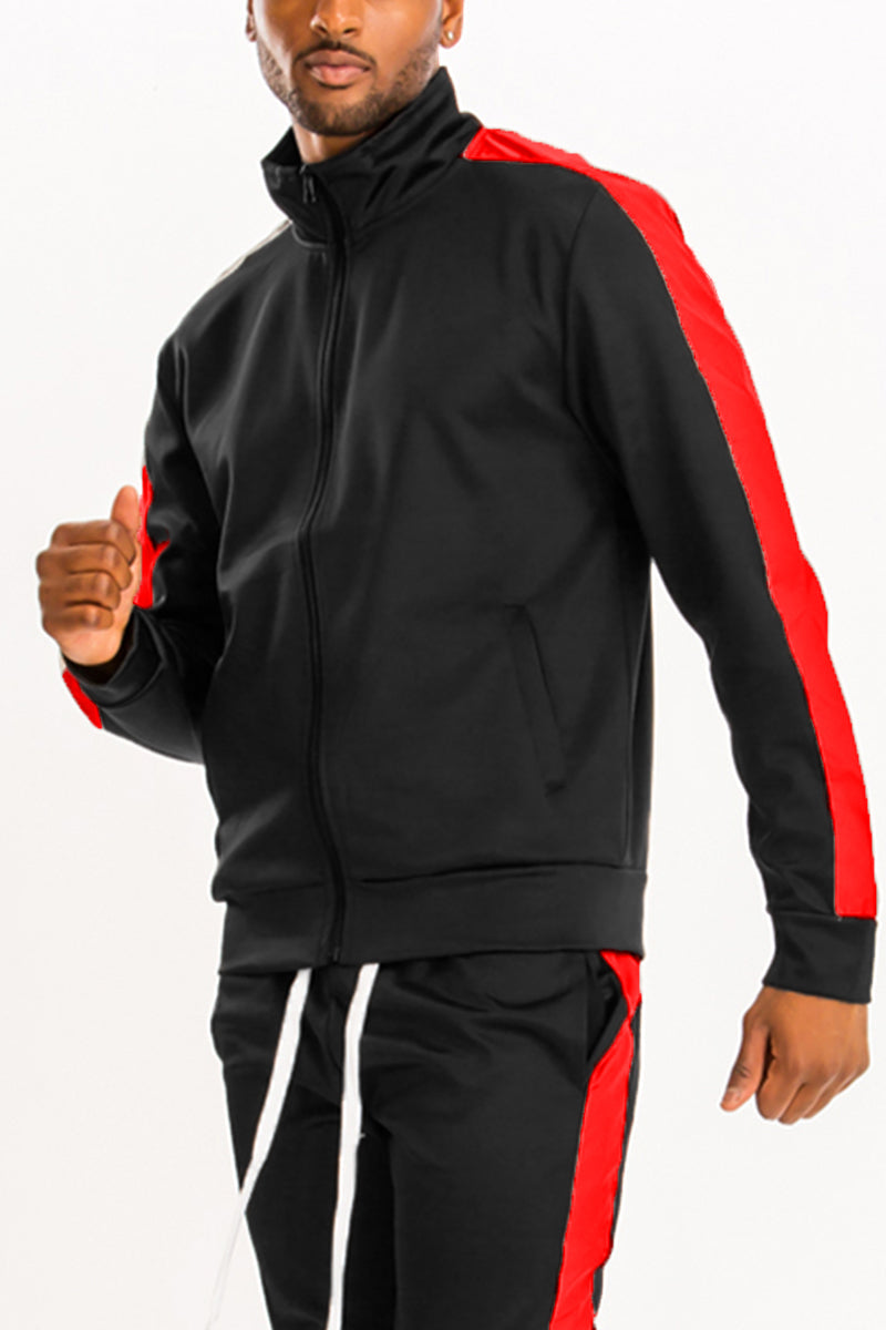 Men's Single Stripe Full-Zip Track Jacket
