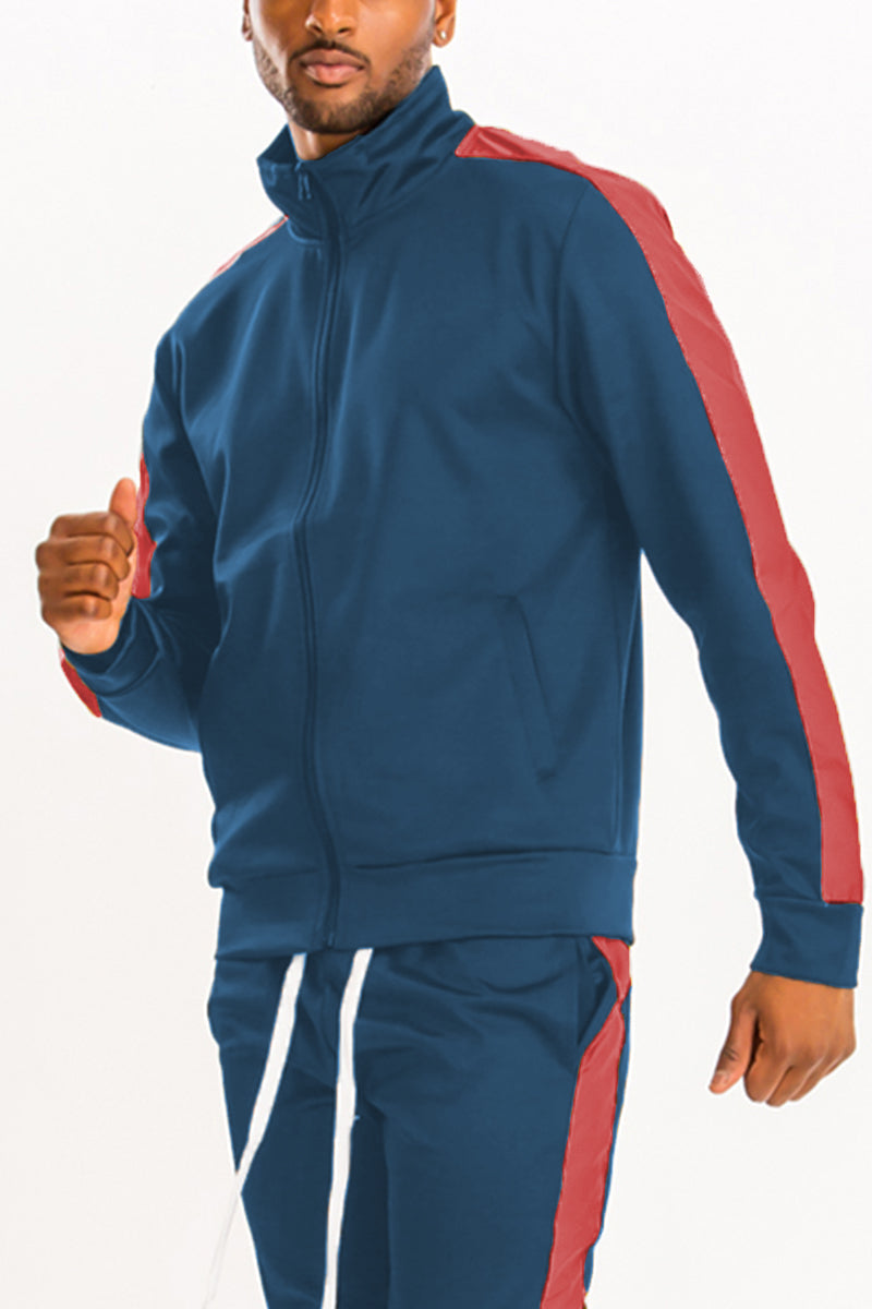 Men's Single Stripe Full-Zip Track Jacket