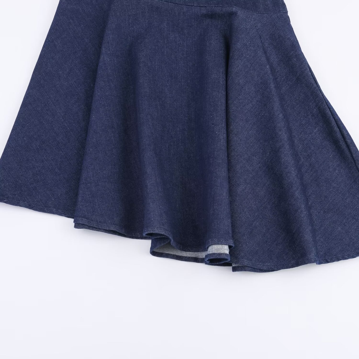 Strapless Midi Denim Dress