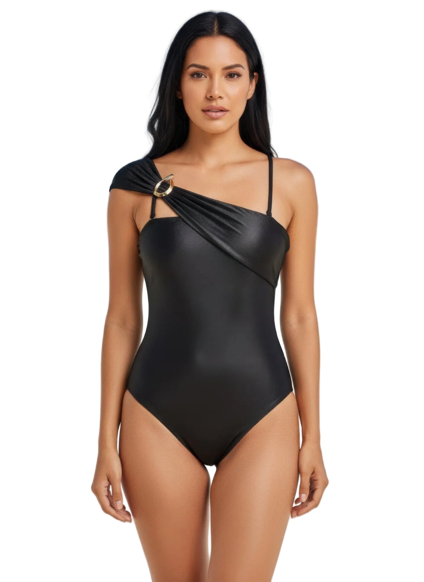 Contemporary One Piece With Asymmetric Strap