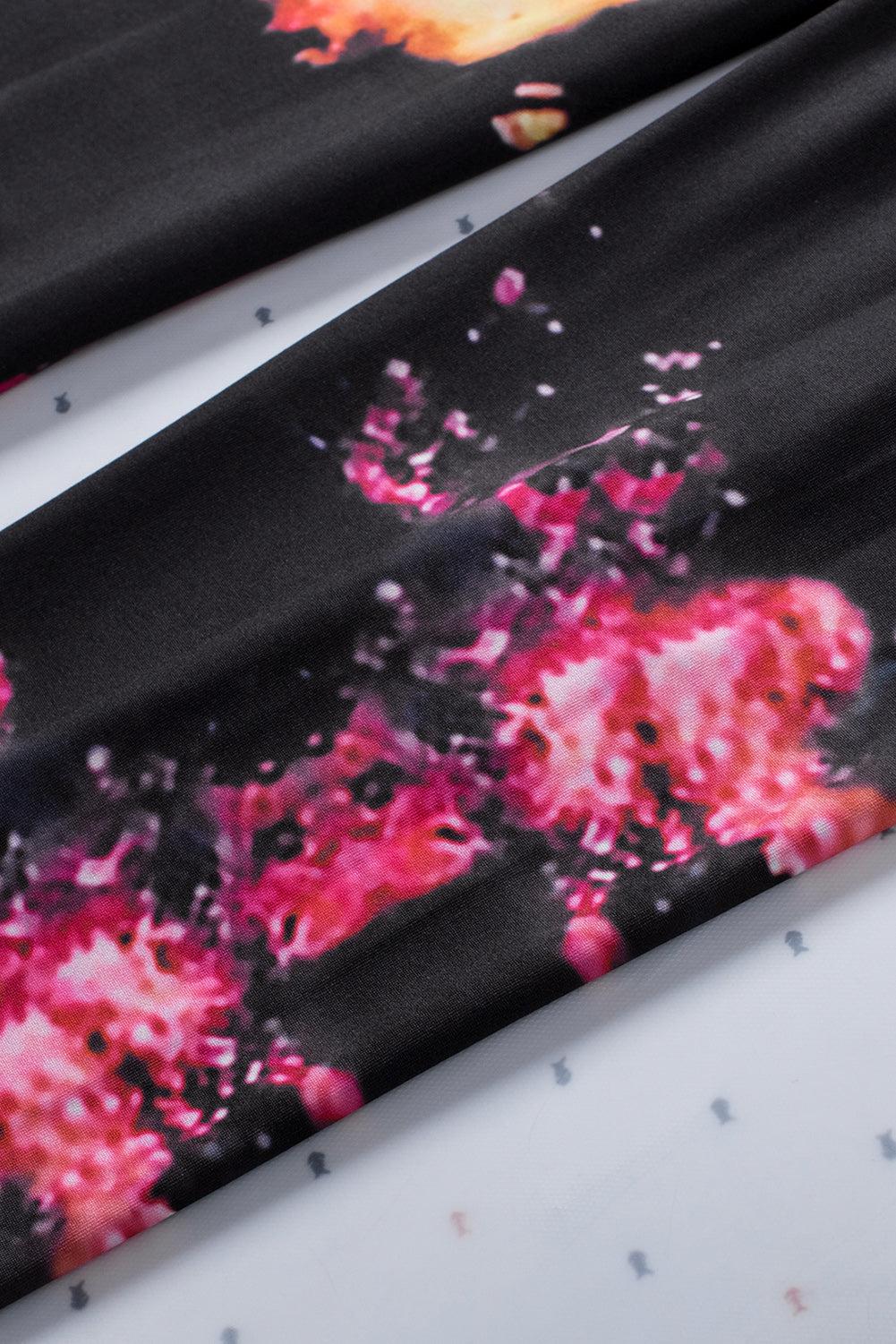 Leggings mit hohem Bund und Cut-outs
