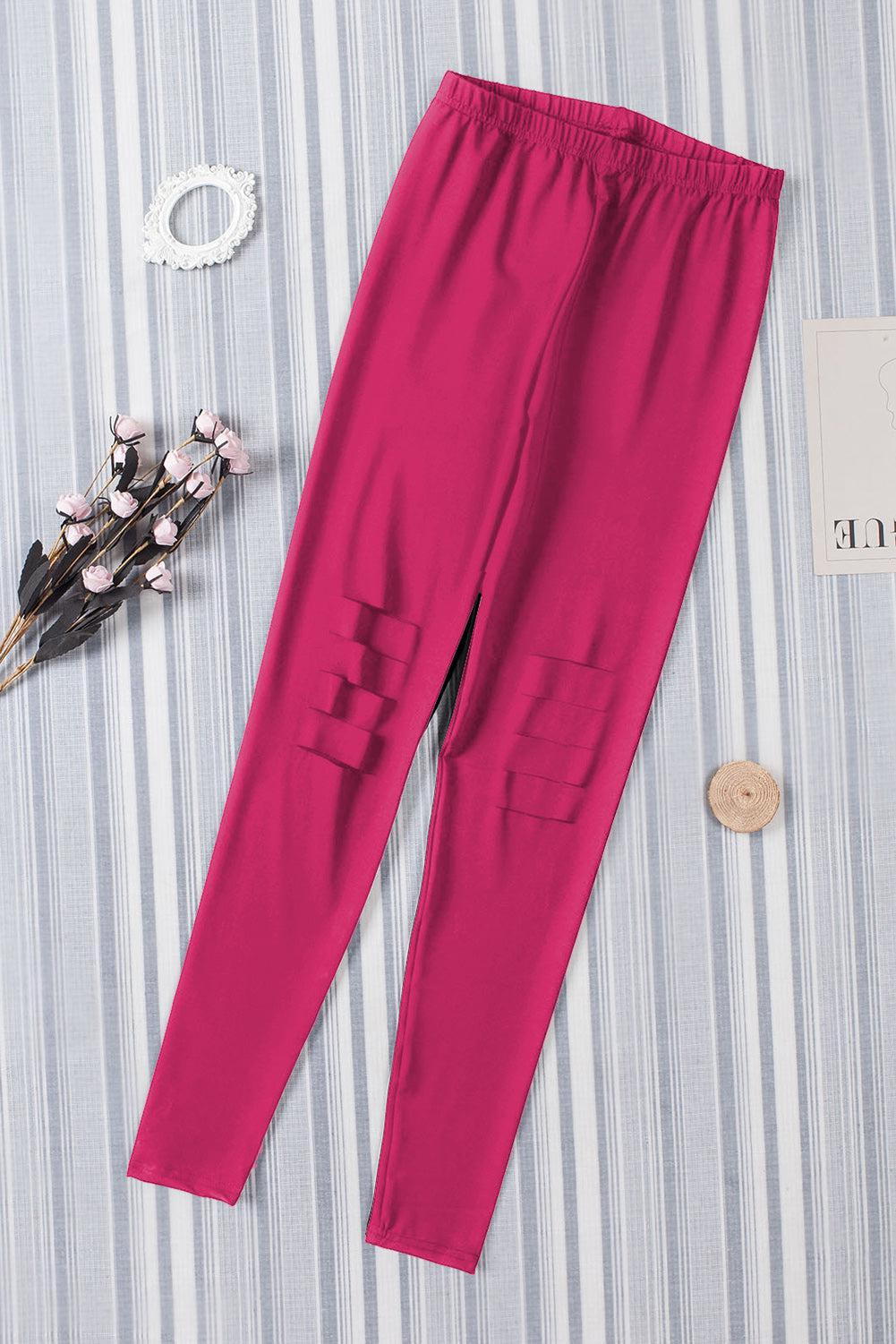 Leggings mit hohem Bund und Cut-outs
