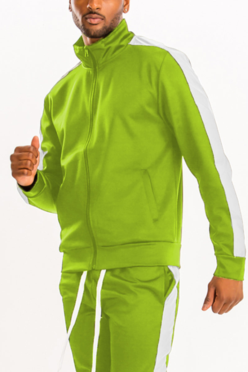 Men's Single Stripe Full-Zip Track Jacket