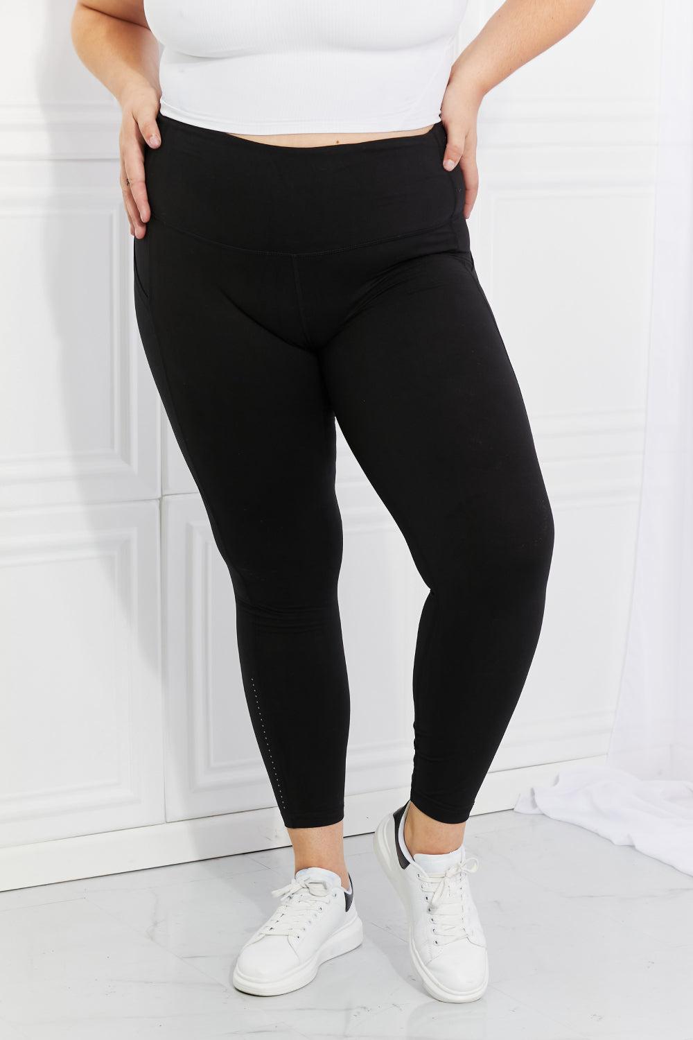 Blue Zone Planet | Leggings Depot Leggings in allen Größen – Verstärkend und Verlängernd – Reflektierende Punkte Aktiv-Leggings