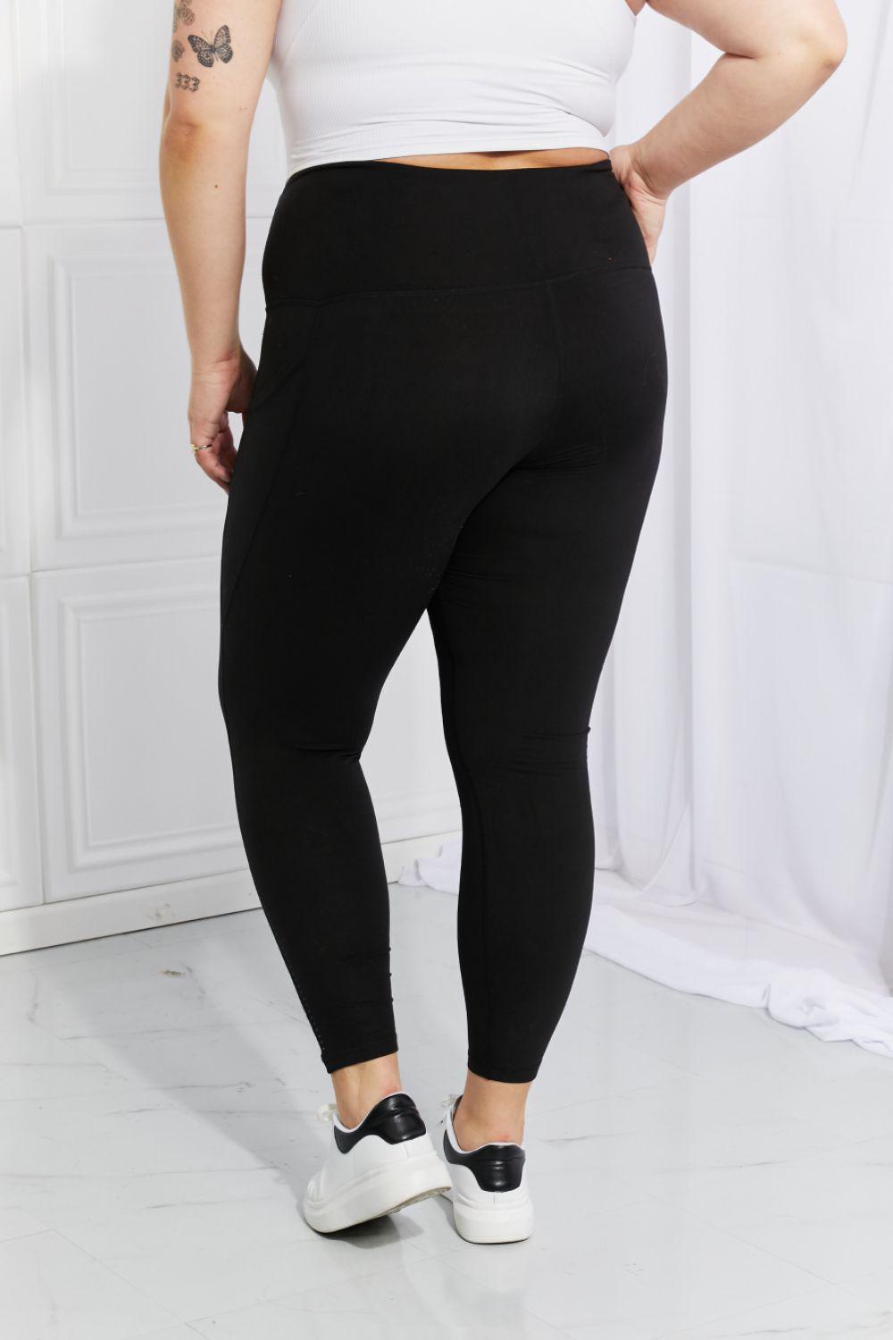 Blue Zone Planet | Leggings Depot Leggings in allen Größen – Verstärkend und Verlängernd – Reflektierende Punkte Aktiv-Leggings