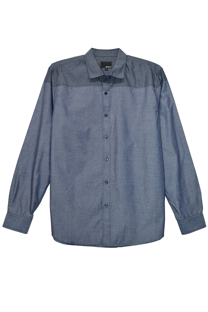 Milo Two-Tone Long Sleeve Shirt