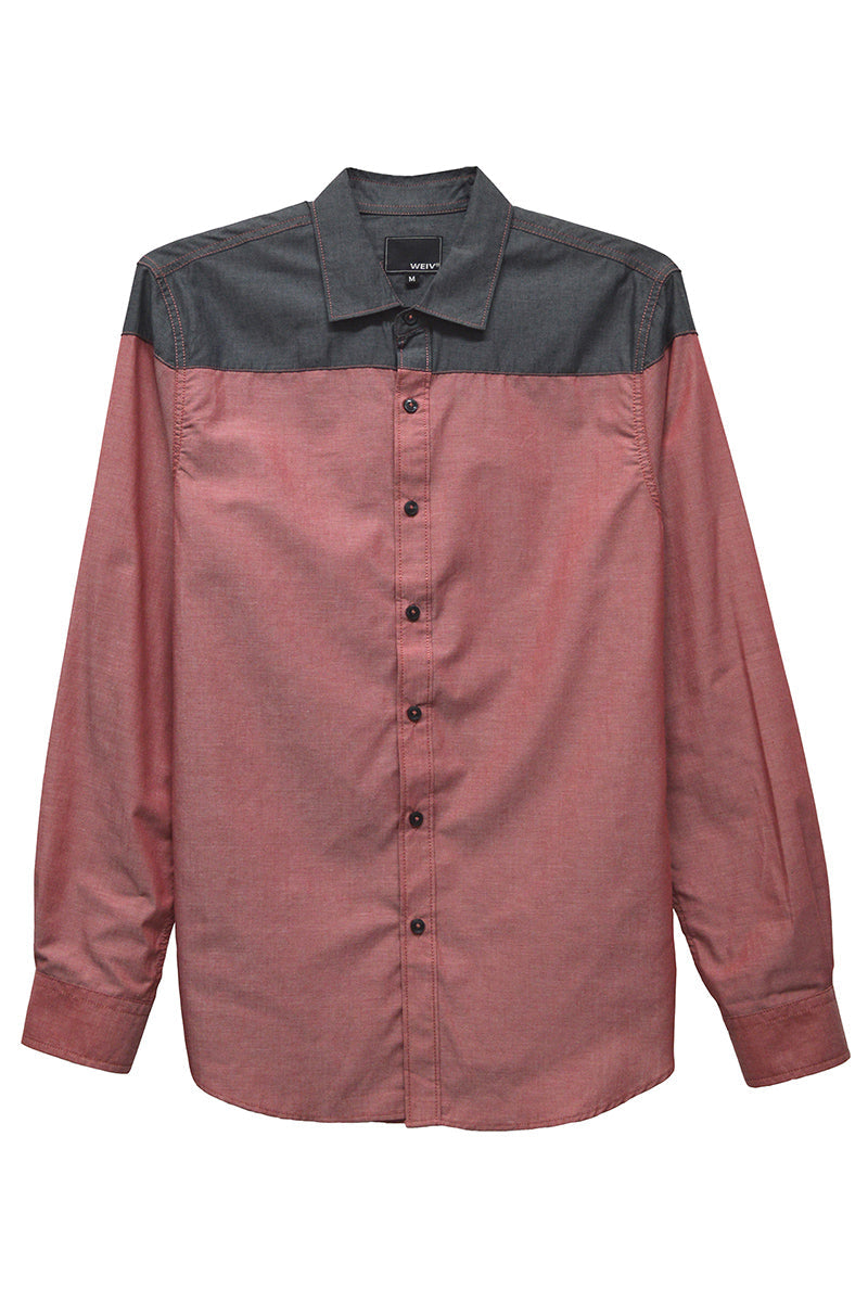 Milo Two-Tone Long Sleeve Shirt