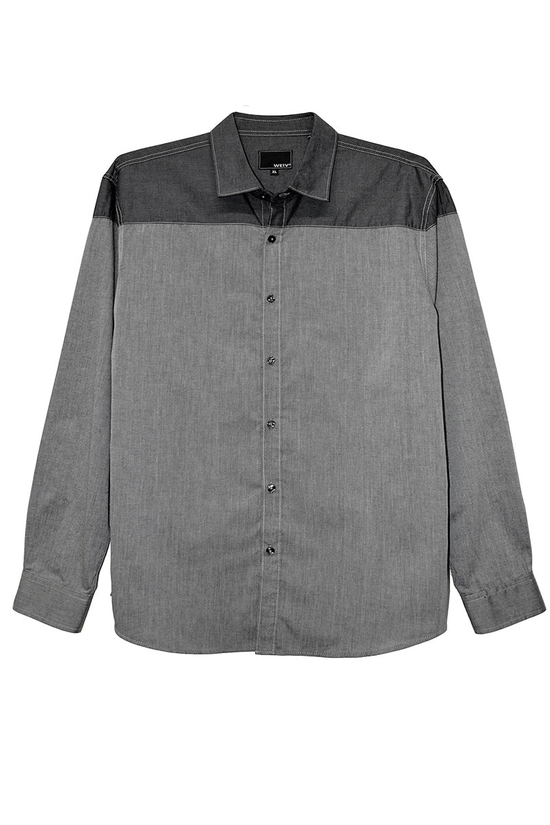 Milo Two-Tone Long Sleeve Shirt