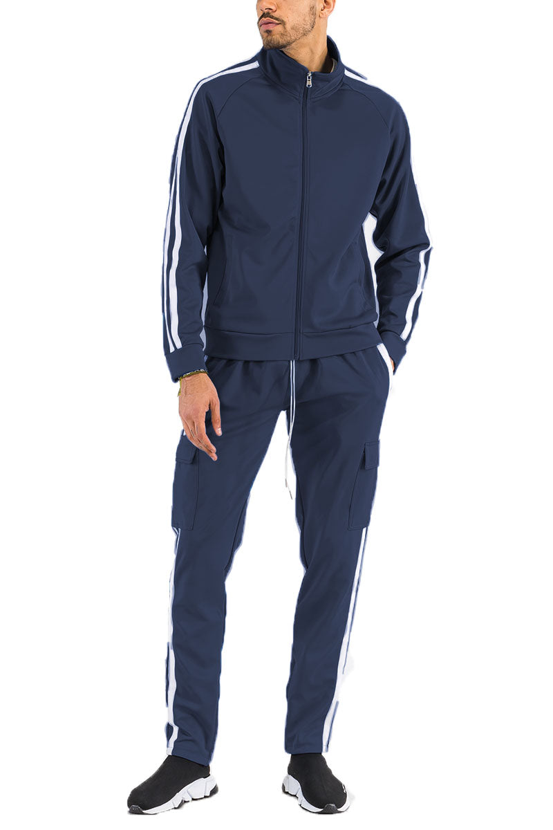 Two Stripe Cargo Pant & Jacket Set