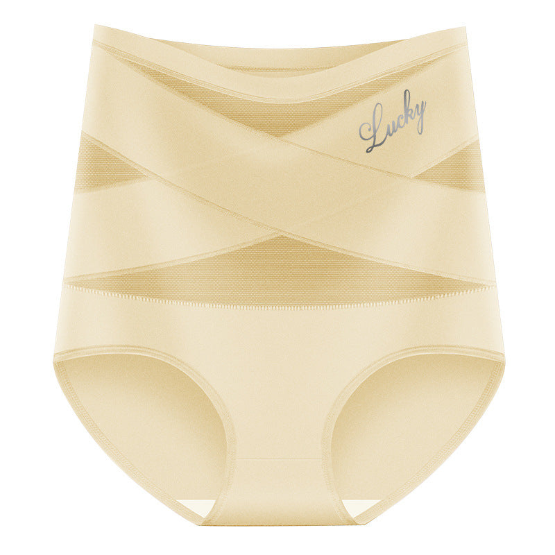 💖💖Last Day-Buy 1 Get 3 Packs💖Plus-Size High-Waist Cross Tummy Control Panties