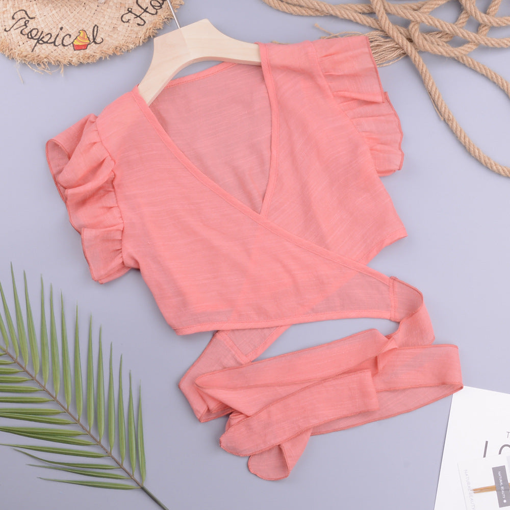 Sexy Vacation Beach Cross Cardigan