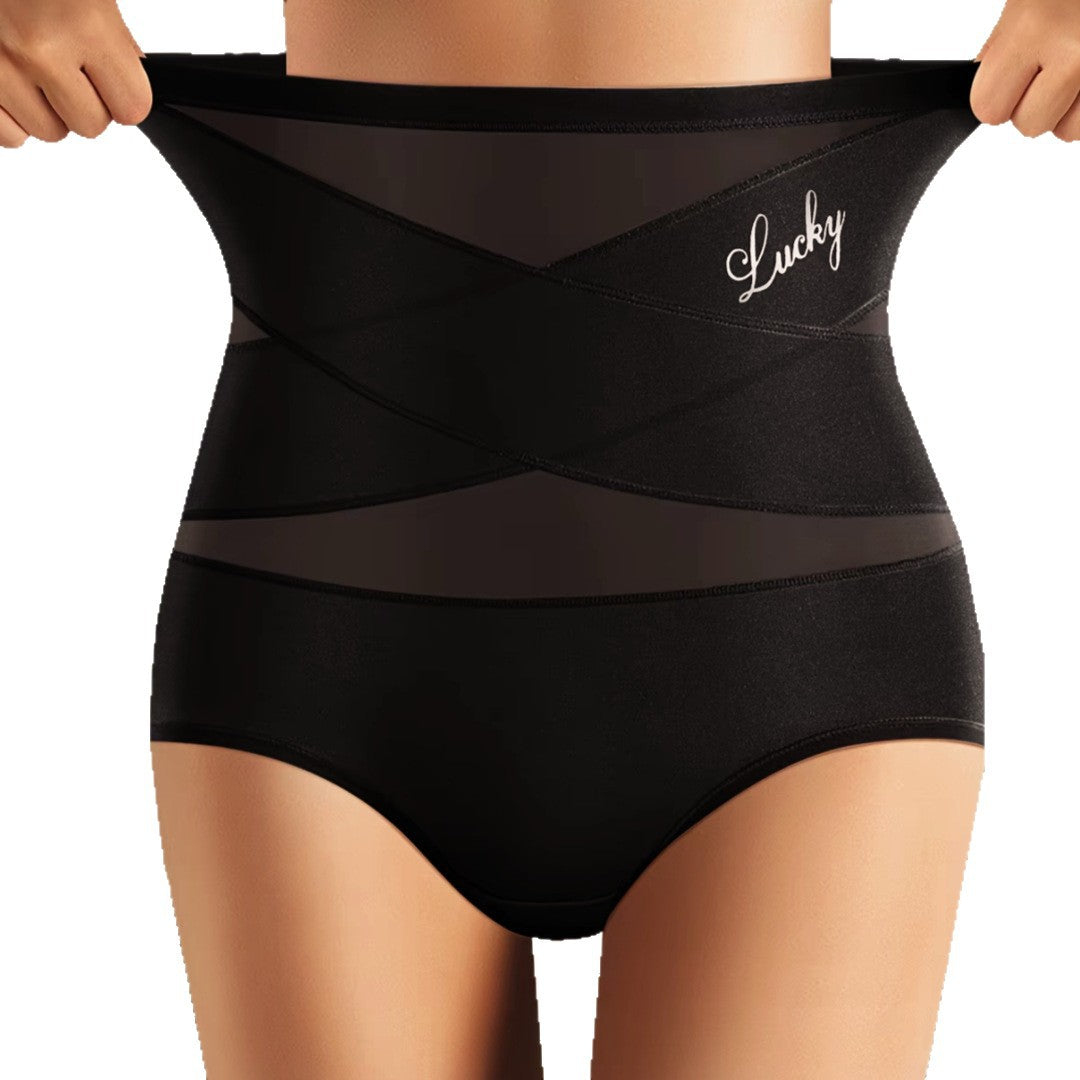 💖💖Last Day-Buy 1 Get 3 Packs💖Plus-Size High-Waist Cross Tummy Control Panties