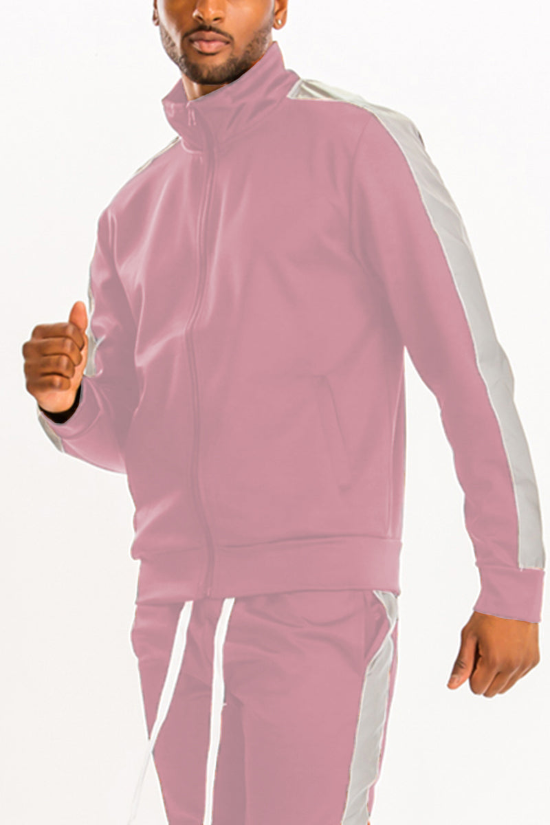 Men's Single Stripe Full-Zip Track Jacket