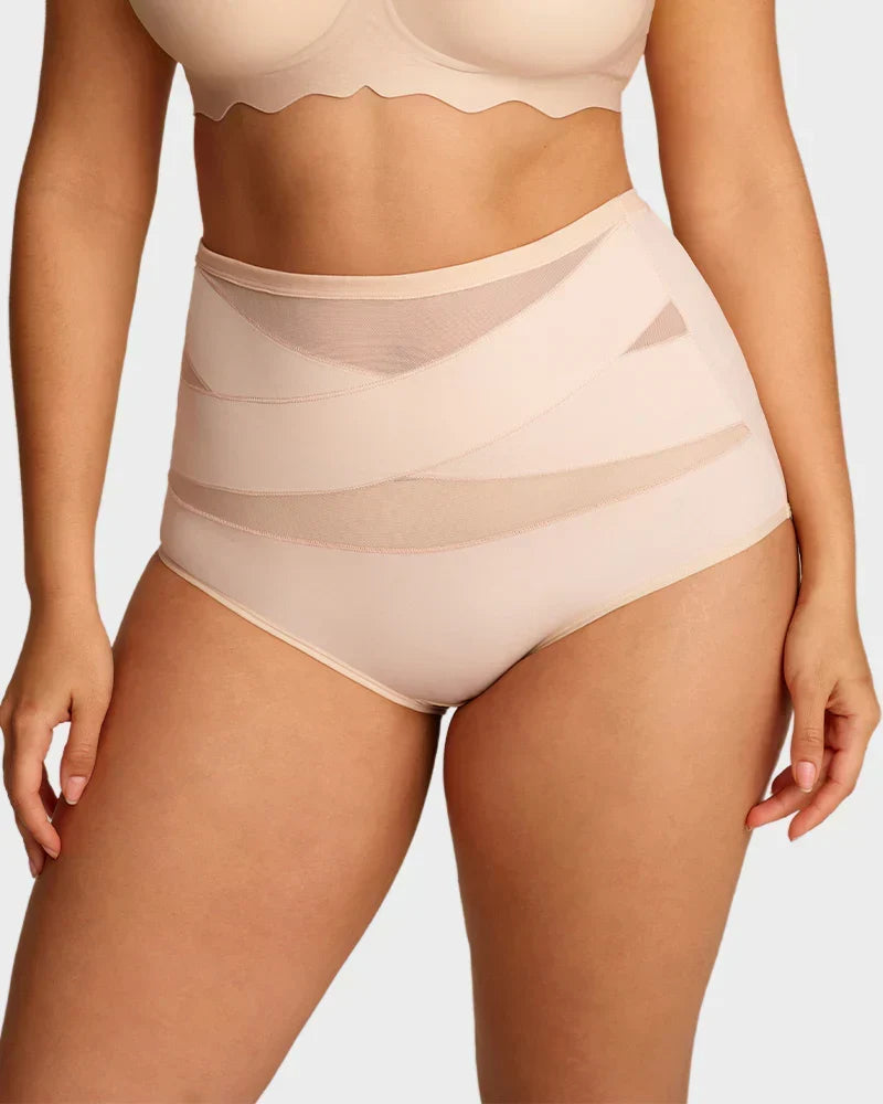 💖💖Last Day-Buy 1 Get 3 Packs💖Plus-Size High-Waist Cross Tummy Control Panties