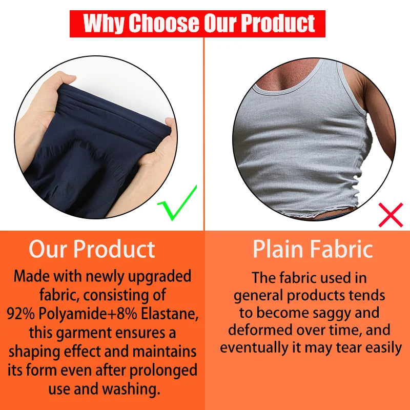 Men's Compression Tank Top with Tummy Control