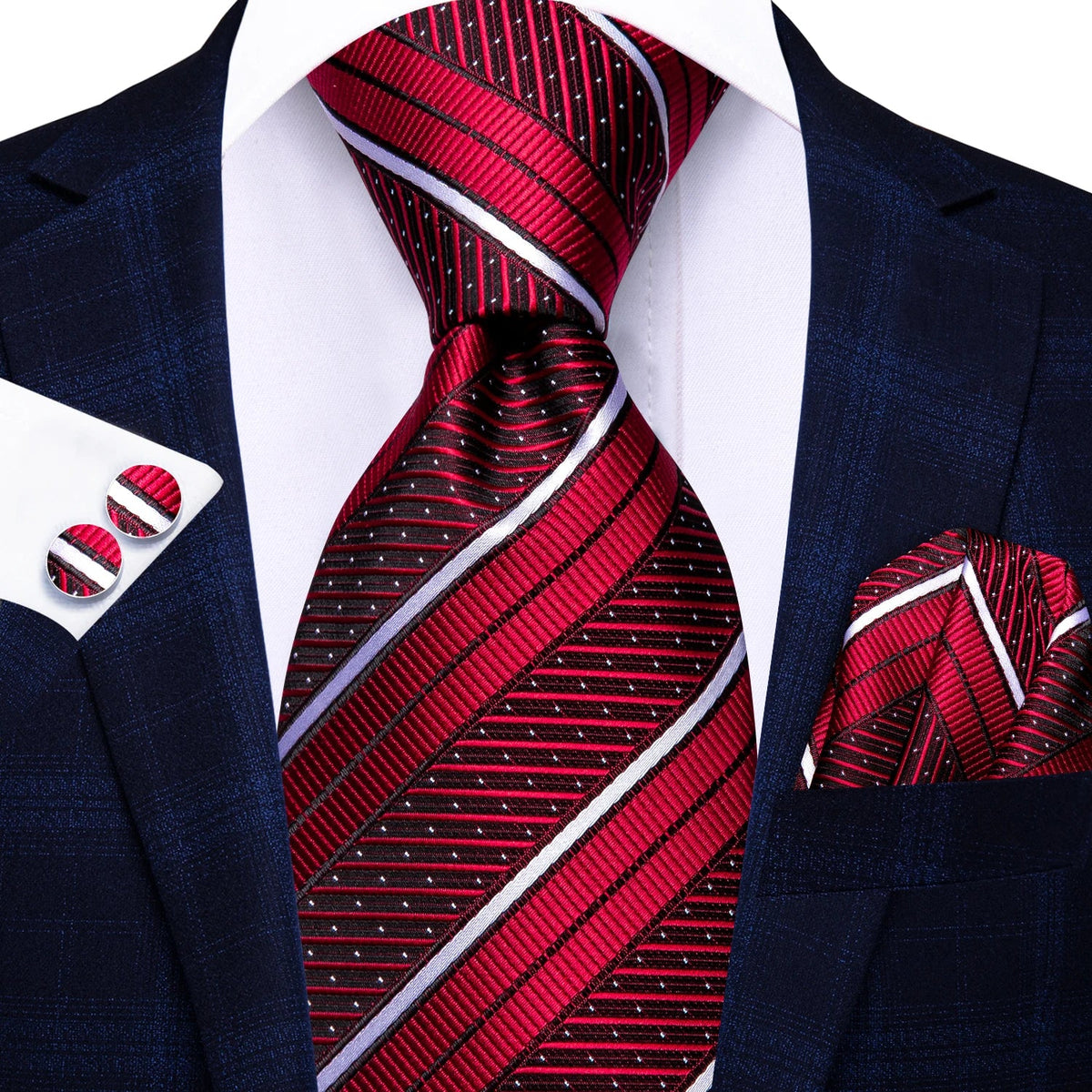 Men's Stylish Polka Dot Tie Collection