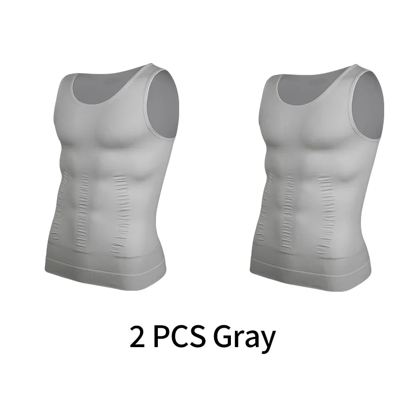 Men's Compression Tank Top with Tummy Control