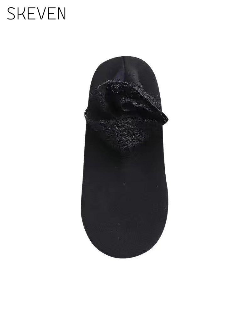 Chaussettes chaudes en dentelle tendance