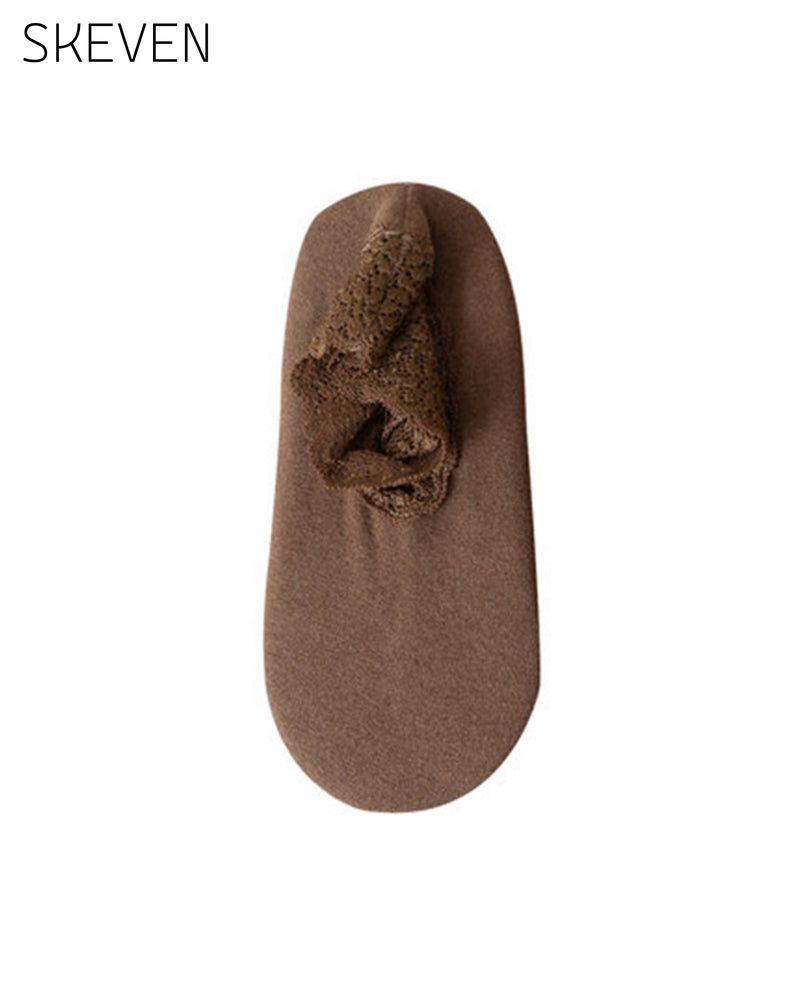 Chaussettes chaudes en dentelle tendance