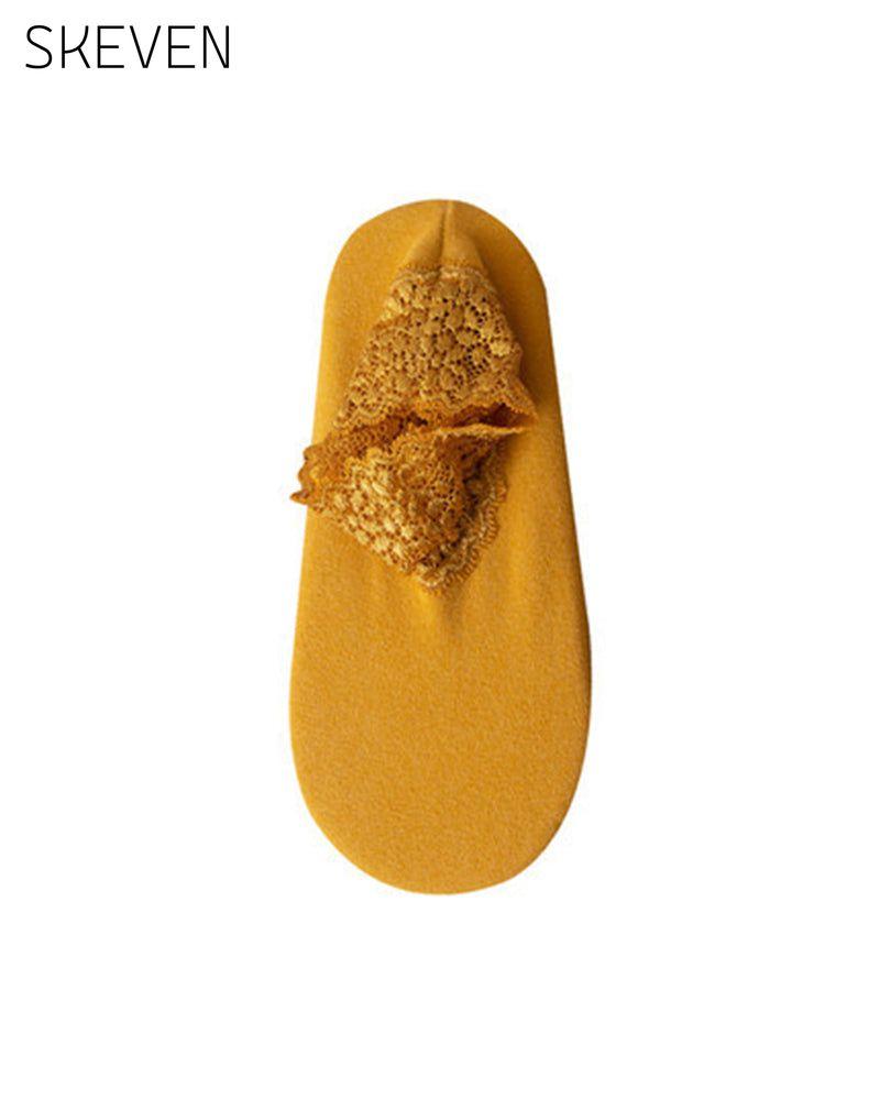Chaussettes chaudes en dentelle tendance