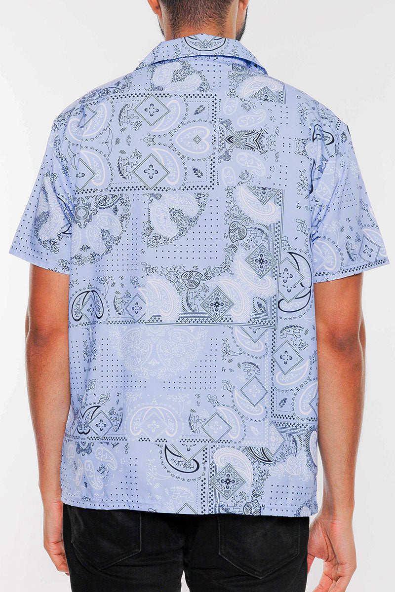 Haze Paisley Button-Down Vacation Shirt – Regular Fit