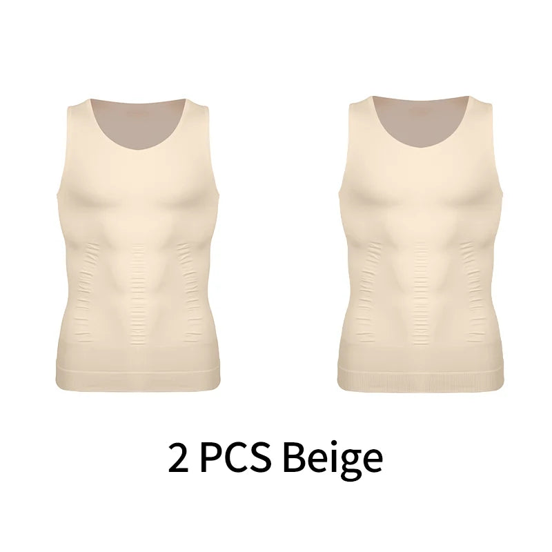 Men's Compression Tank Top with Tummy Control