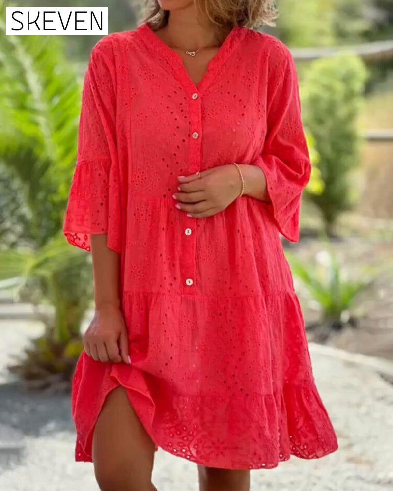 locker geschnittenes Kleid