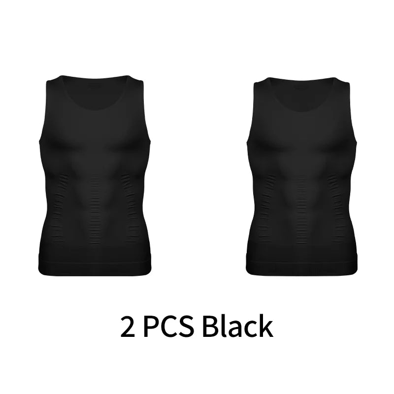 Men's Compression Tank Top with Tummy Control